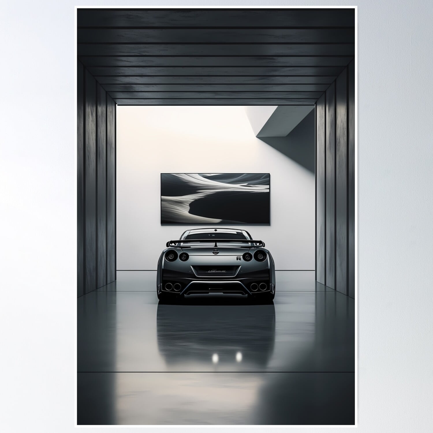 Copy Of Paper Style Classic Japanese Sports Car Nursery Print Trendy