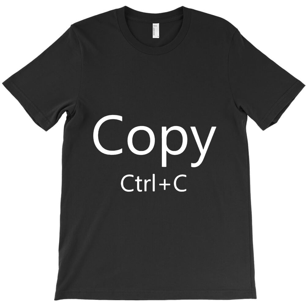 Copy Paste, Funny Halloween Couples Costume Matching Graphic Tee Unisex ...