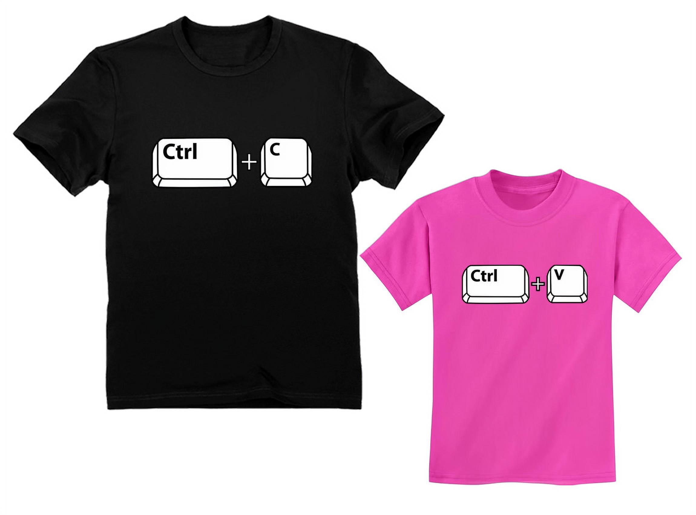 Copy Paste Matching Set T-Shirts For Father & Son Daughter Toddler ...