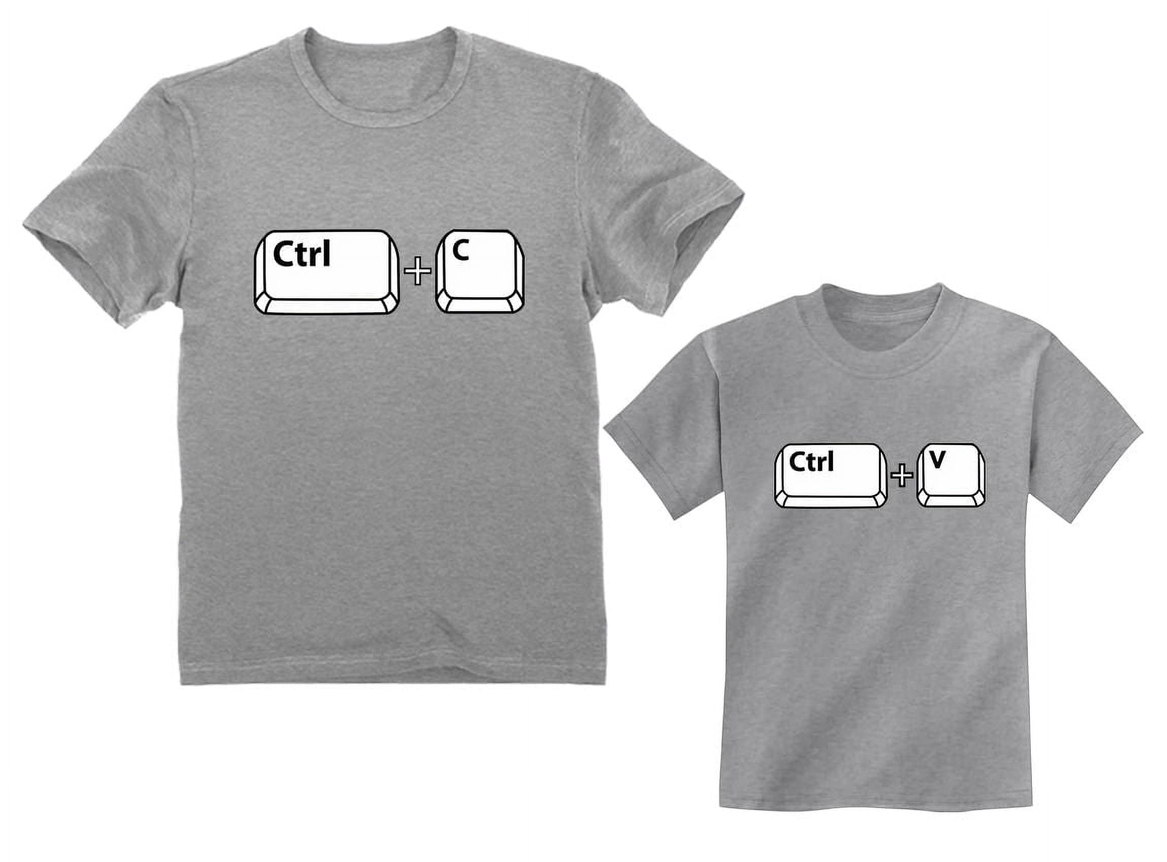 Copy Paste Matching Set T-Shirts For Father & Son Daughter Toddler ...
