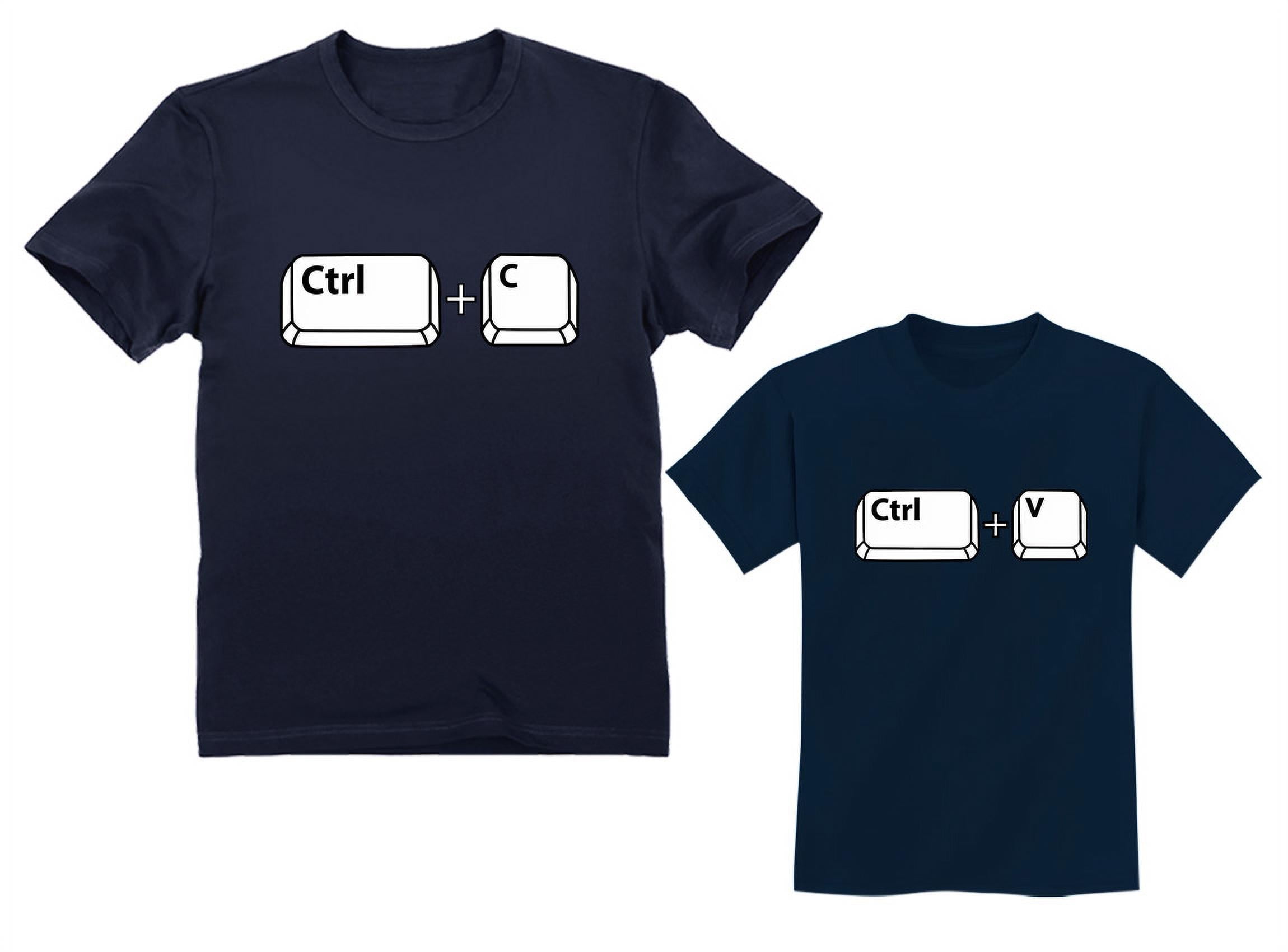 Copy Paste Matching Set T-Shirts For Father & Son Daughter Toddler ...
