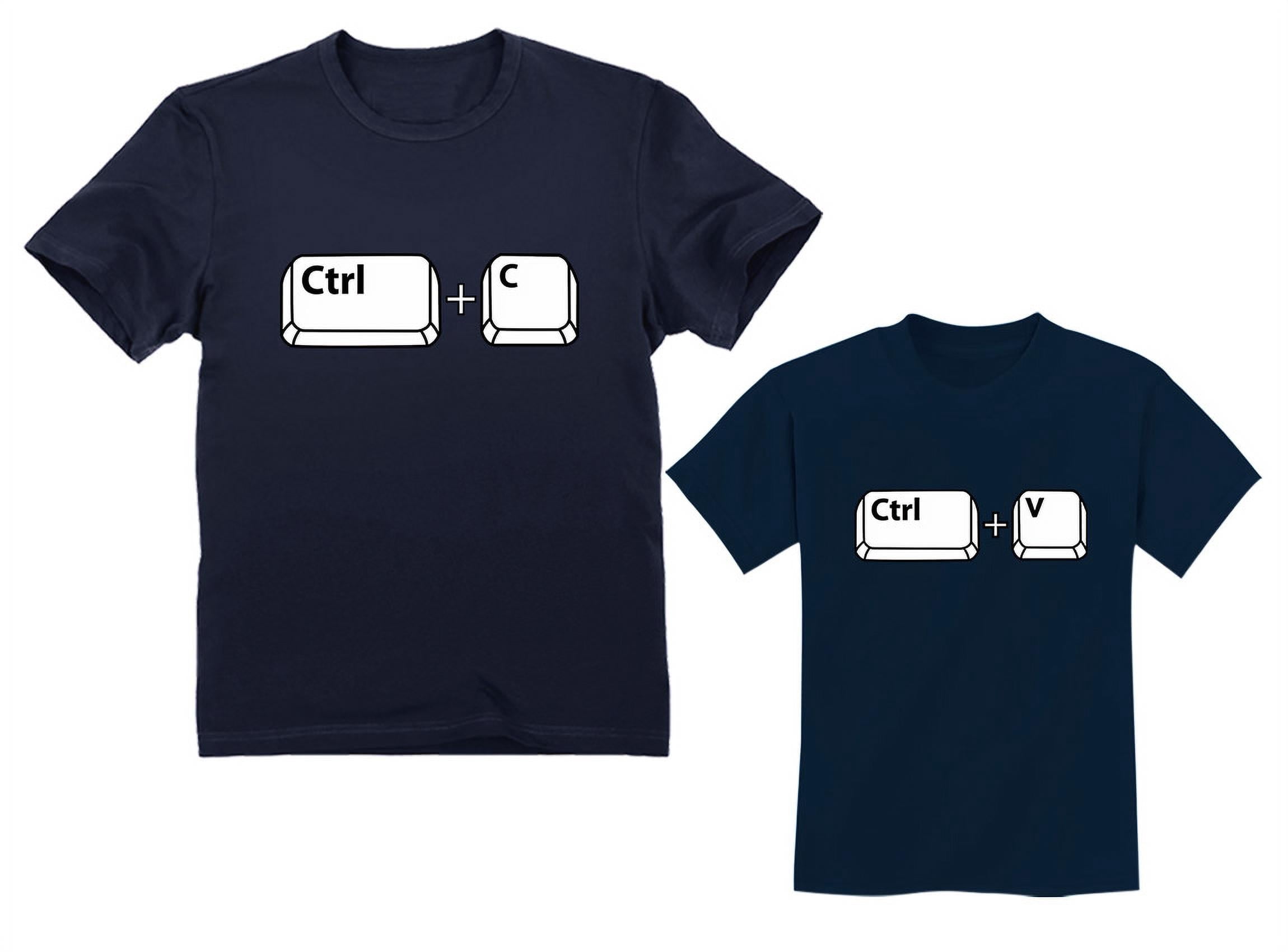 Copy Paste Matching Set T-Shirts For Father & Son / Daughter Toddler ...