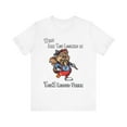 thumbnail image 1 of Copy of  Amputee Humor TShirt “Dont Make Me Stump on You V1” Crew Neck, 1 of 4
