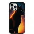 thumbnail image 1 of Copy of Black Cat With A Glow Phone Case for iPhone 7 8 X XS XR SE 11 12 13 14 Pro Max Mini Note s10 s10plus s20 s21 20plus, 1 of 1