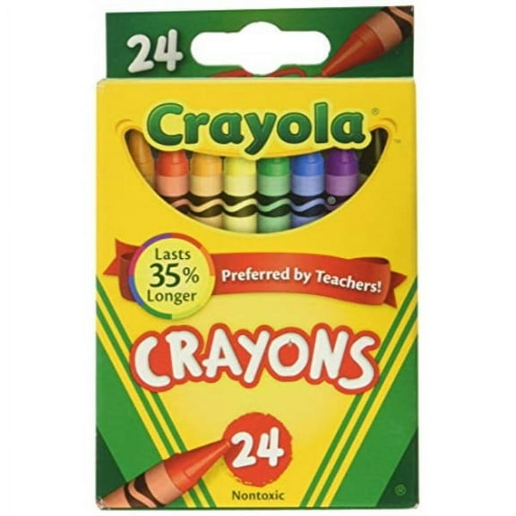 Crayola Crayons 24 in A Box (Pack of 6) 144 Crayons in Total