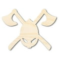 thumbnail image 1 of Copy of Unfinished Wood Axes and Helmet Shape - Craft - up to 46" 36" / 1", 1 of 5
