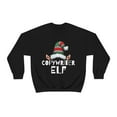 thumbnail image 1 of Copywriter Elf Christmas Unisex Sweatshirt, S-2XL Holidays Xmas Elves, 1 of 9