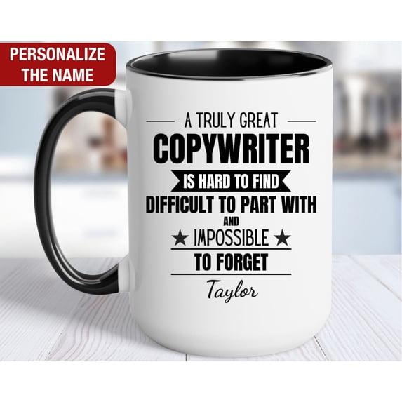 Copywriter Personalized Gift Copywriter Thank You Mug Copywriter Cup Copywriter Retirement