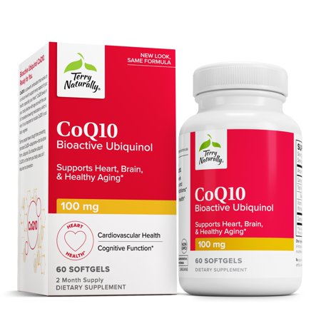 Terry Naturally Coq19 Bioactive Ubiquinol 100 mg 60 softgels