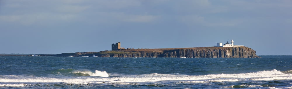 Coquet Island Northumberland England Canvas Art - John Short Design Pics (39 x 12)