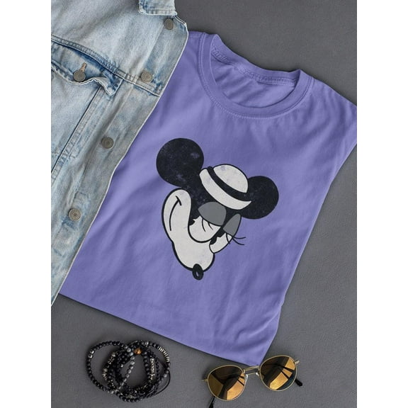 Coquete Mouse Vintage Cartoon T-shirt Color Women's -SmartPrintsInk Designs