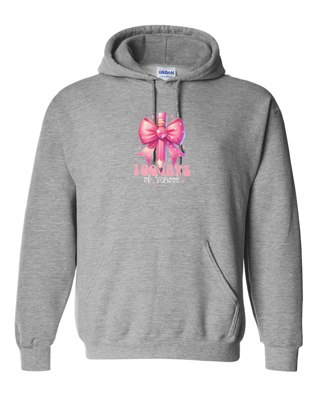 Coquette 100 Days Of School Sweet Simple Pastel Class Inspired Hoodie Coquette 100 Days Of School Sweet Simple Pastel Class Inspired Hoodie