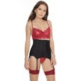 thumbnail image 1 of Coquette 3729 Women's Waist Cincher,BLACK,L, 1 of 3