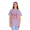 thumbnail image 1 of Coquette 4th of July America Bows Comfort Colors Shirt, 1 of 5