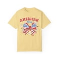 thumbnail image 1 of Coquette 4th of July Bow American Girly  Comfort Colors Shirt, 1 of 5