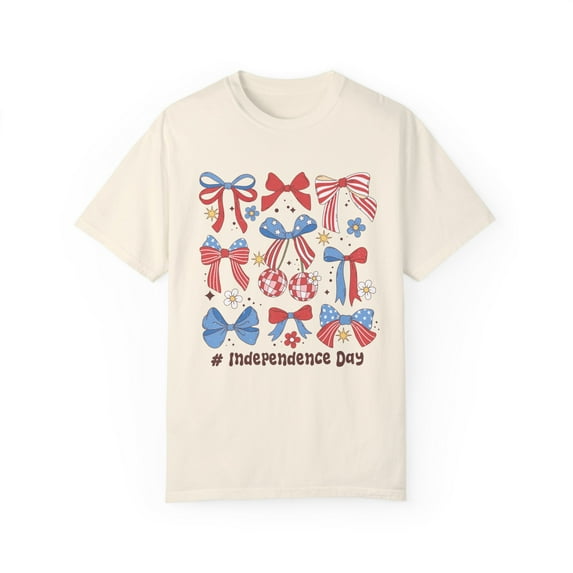 Coquette 4th of July Bows Comfort Colors Shirt