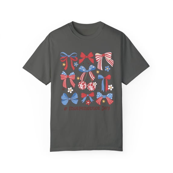 Coquette 4th of July Bows Comfort Colors Shirt