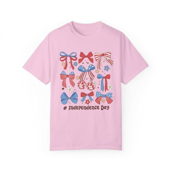 Coquette 4th of July Bows Comfort Colors Shirt