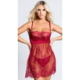 thumbnail image 1 of Coquette - 7202 - Baby Doll & G-String - MERLOT, 1 of 3
