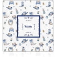 thumbnail image 1 of Coquette Blue Coastal Cowgirl Mahjong Mat 31.5 x 31.5 in, Blue and White Country Western Beach Rodeo Anti Slip and Noise Reduction Game Table Cover for Mahjong Dominoes Card Board Tile Games, 1 of 6