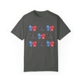 thumbnail image 1 of Coquette Bow 4th of July Fireworks Comfort Colors Women's Shirt, 1 of 7