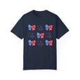 thumbnail image 1 of Coquette Bow 4th of July Fireworks Comfort Colors Women's Shirt, 1 of 7