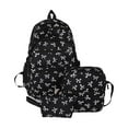 thumbnail image 1 of Coquette Bow Backpack 3Pcs Set for Women Cute Kawaii Backpack Set Aesthetic Daypack Bow Rucksack Black, 1 of 2