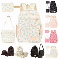 thumbnail image 1 of Coquette Bow Backpack - Cute Kawaii Backpack Set Aesthetic Daypack Bow Rucksack,Light Blue, 1 of 3