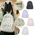 thumbnail image 1 of Coquette Bow Backpack Kawaii Cute Backpack Aesthetic Daypack Large Capacity Gilrs Backpack, 1 of 5