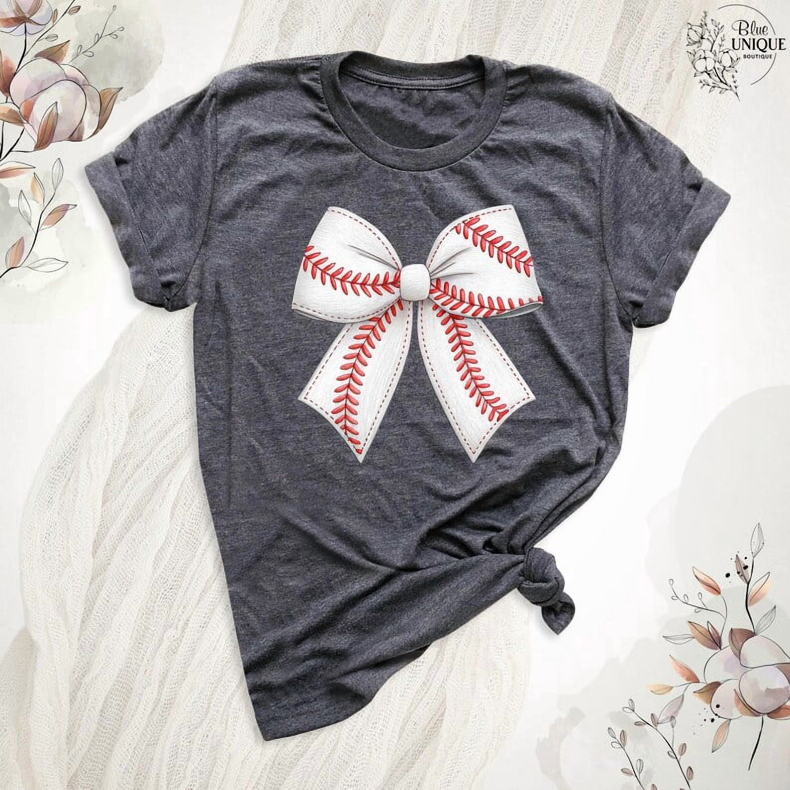 Coquette Bow Baseball Shirt, Season Baseball Mom T-Shirt, Game Day 2025 Tee, Coquette Baseball Shirt, Baseball Bow Shirt, Baseball T-Shirt, Full Size S-5XL