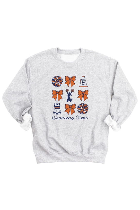 Coquette Bow Cheer Team Name Personalized Cheerleading Sweatshirt All size S-3XL