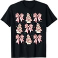 thumbnail image 1 of Coquette Bow Christmas Debbie Becky Jen Cake Lovers Girls T-Shirt, 1 of 6
