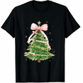 thumbnail image 1 of Coquette Bow Christmas Tree Xmas Holiday Outfit T-Shirt for Men and Women, 1 of 4