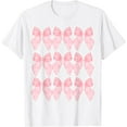 thumbnail image 1 of Coquette Bow Cute Pink Bow For Girls Womens T-Shirt, 1 of 4