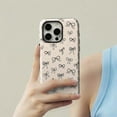 thumbnail image 1 of Coquette Bow Girly Aesthetic iPhone Case, Cute Ribbon Pattern with iPhone 17 16 15 14 13 12 11 Pro Max, 1 of 2