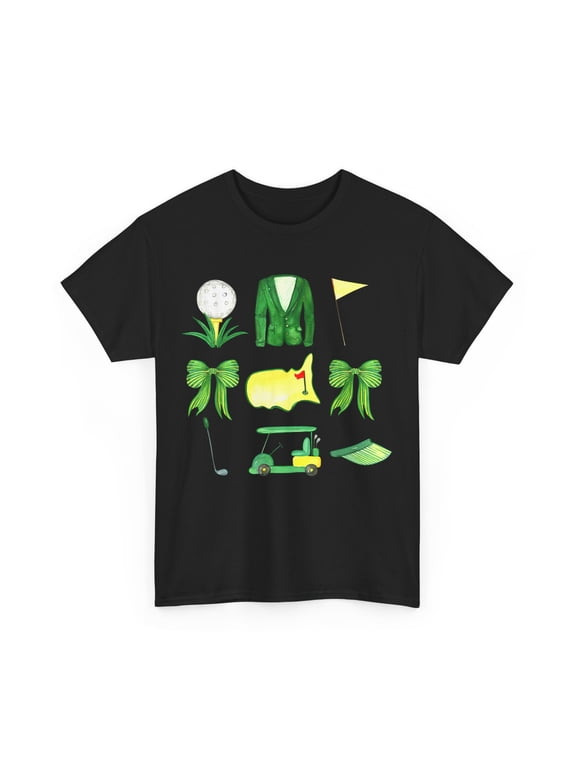 Coquette Bow Masters Golf Tournament Golfer Graphic T-Shirt