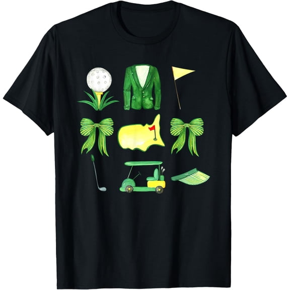 Coquette Bow Masters Golf Tournament Graphic For Women Girls T-Shirt Unisex S-5XL Hot Trending Shirt, Vintage Birthday Gift