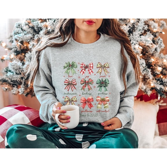 Coquette Bow Sweatshirt Christian Worship, Religious Sweatshirt, Church outfit, Bible Sweatshirt, Crewneck, Bible Verse Sweatshirt All Size S-5XL