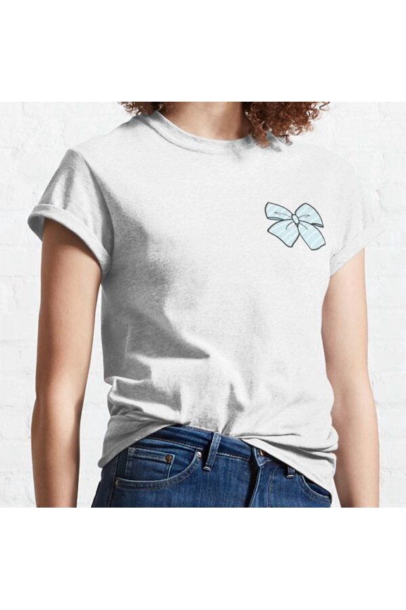 Coquette Celeste Striped Bow Classic T-shirt
