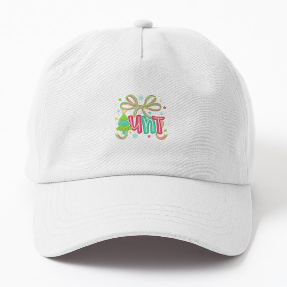 Coquette Christmas Aunt Baseball Cap, Holiday Hat Style