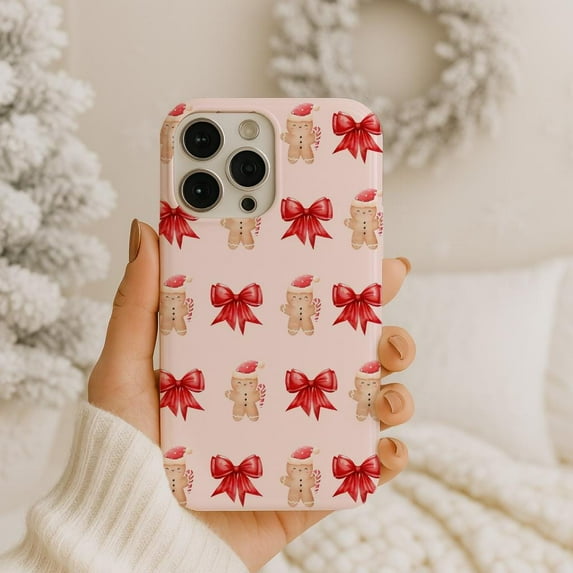 Coquette Christmas Phone Case Holiday Gift Xmas iPhone 17 16 15 14 13 ...