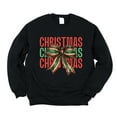 thumbnail image 1 of Coquette Christmas Stacked - Women's Graphic Sweatshirt, 1 of 15