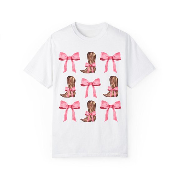 Coquette Cowgirl Boots Shirt All Size S-5Xl