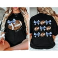 thumbnail image 1 of Coquette Football Bow Shirt, Football Mom Shirt, Game Day Shirt, Fall Football Season Tee, Sports Gift, Football Bow Sweatshirt, Touch Down, 1 of 5