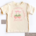 thumbnail image 1 of Coquette Girls Toddler Shirt, Pink Bow Green Strawberries Kids T-Shirt, Dainty Coquette Girl Club Baby Tee, Cute Soft Girl Tee TODDLER SHORT SLEEVE TEE BELLA CANVAS 3001T, 1 of 3