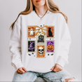 thumbnail image 1 of Coquette Halloween Stamps - Women's Lightweight Garment Dyed Sweatshirt, 1 of 17