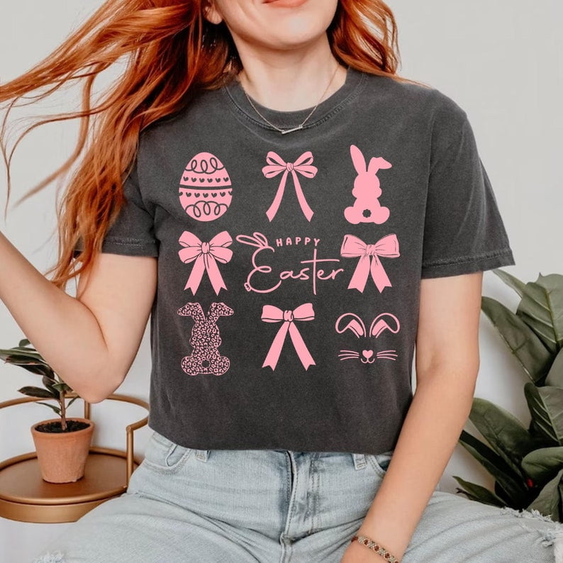 Petitebella Bunny Egg Hunde-Shirt – Oster-Motiv, Weiß/beige, Größe M (3,6-5,9 Kg)