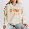 thumbnail image 1 of Coquette Howdy Fall - Women's Lightweight Garment Dyed Sweatshirt, 1 of 13
