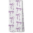 thumbnail image 1 of Coquette Kitchen Towels - Purple Preppy Bow Girly Dish Towels, Cute Trendy Funky Bowknot Decorative Absorbent Dishcloths Hand Towel for Kitchen Home Bathroom Girls Drom Decor 18x26 Inches, 1 of 5