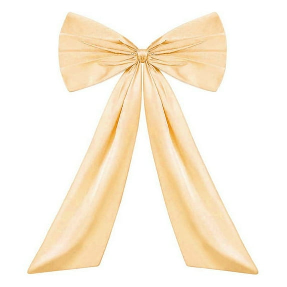 Coquette Large Satin Bow, 24 x 35 Inches, Giant Bow Ribbon Tie for Coquette Room Decor, Birthday Party Christmas Backdrop Wall Decoration
